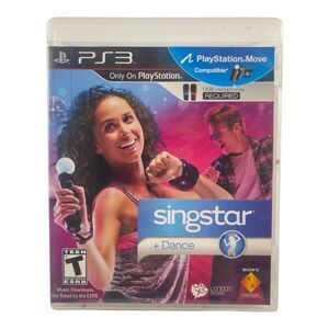 Singstar + Dance For Playstation 3 With Case PS3 Complete With Manual